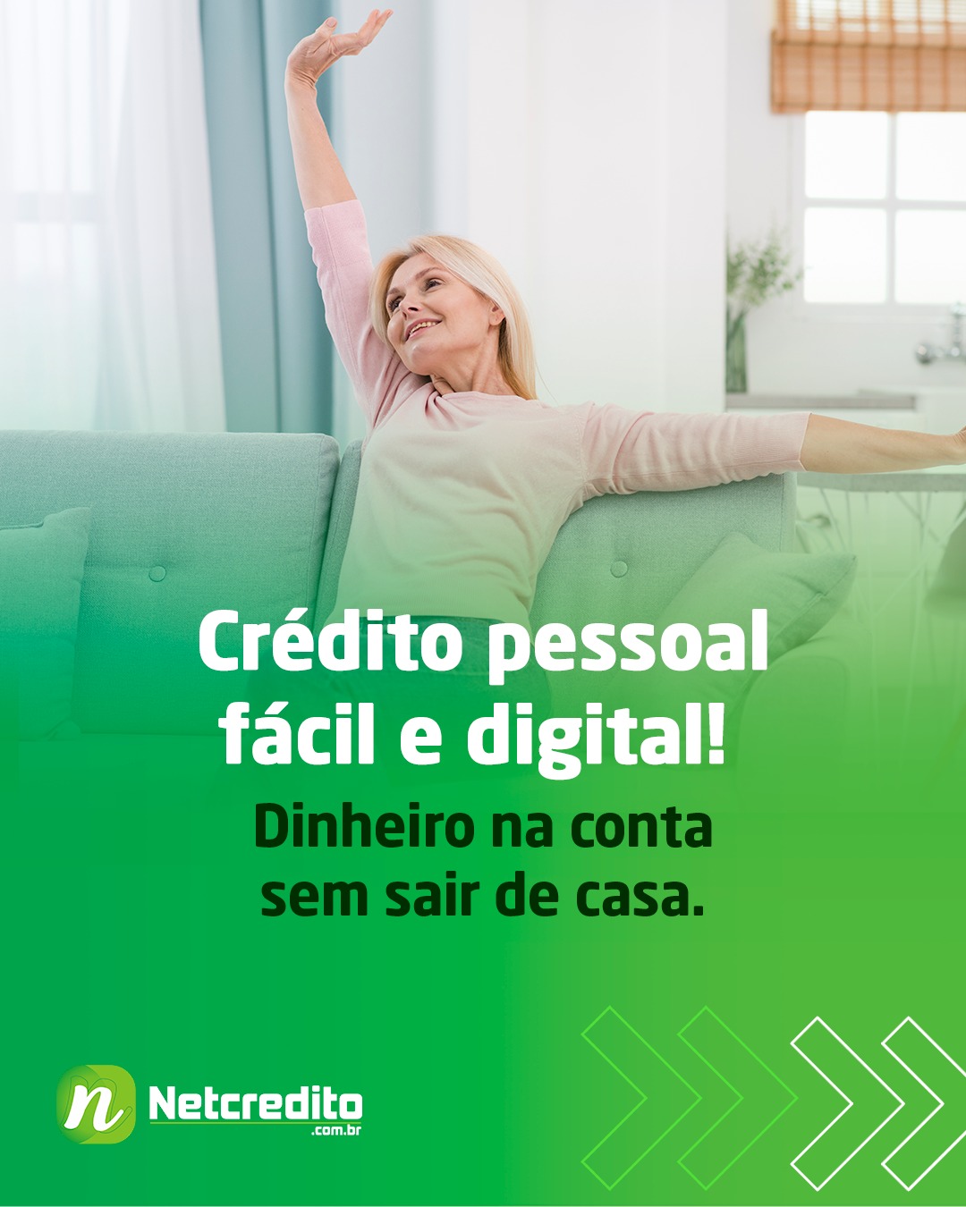 Crédito pessoal fácil e digital! Dinheiro na conta sem sair de casa