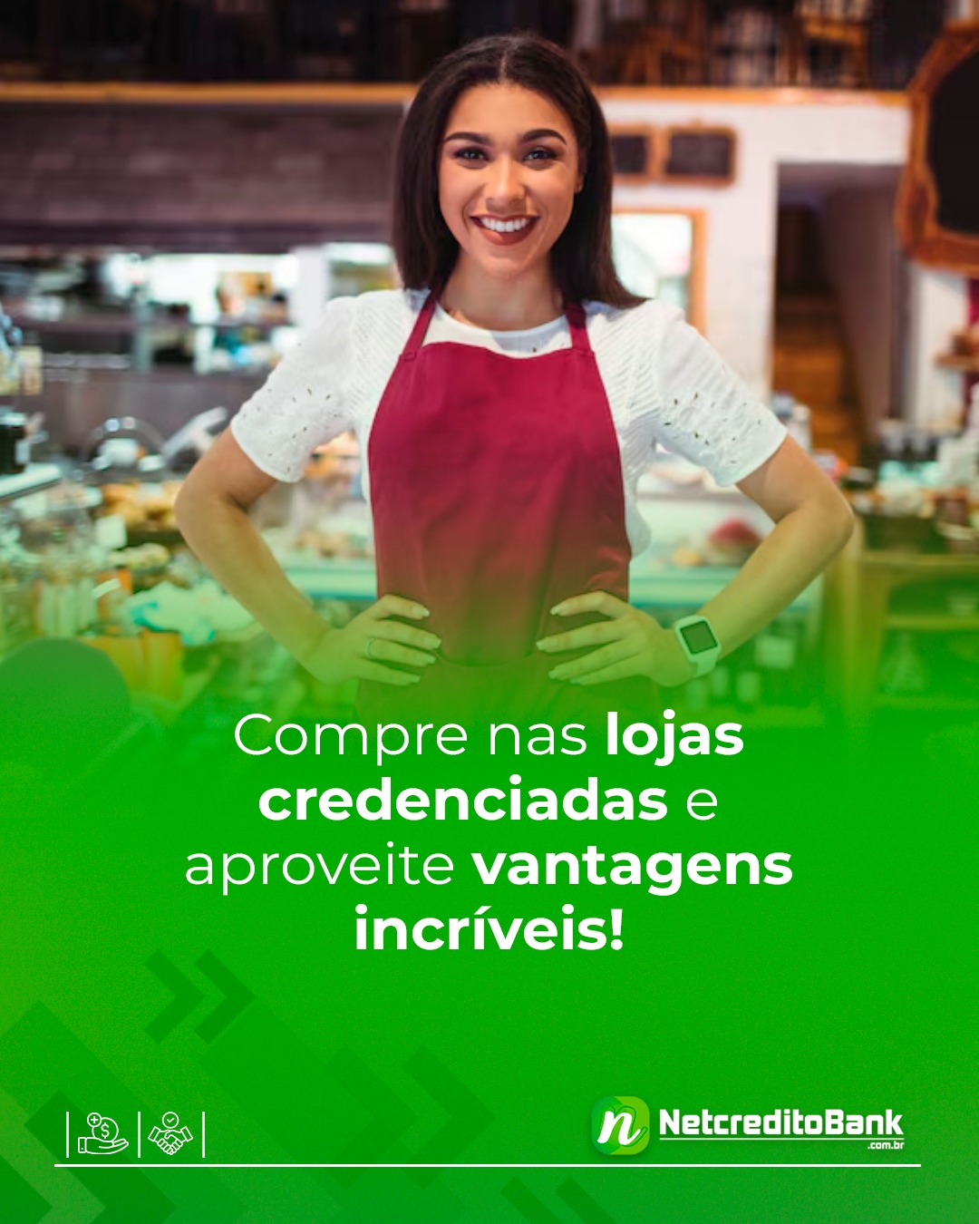Compre nas lojas credenciadas e aproveite vantagens incríveis!