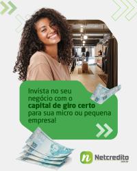 Invista no seu negócio com o capital de giro certo