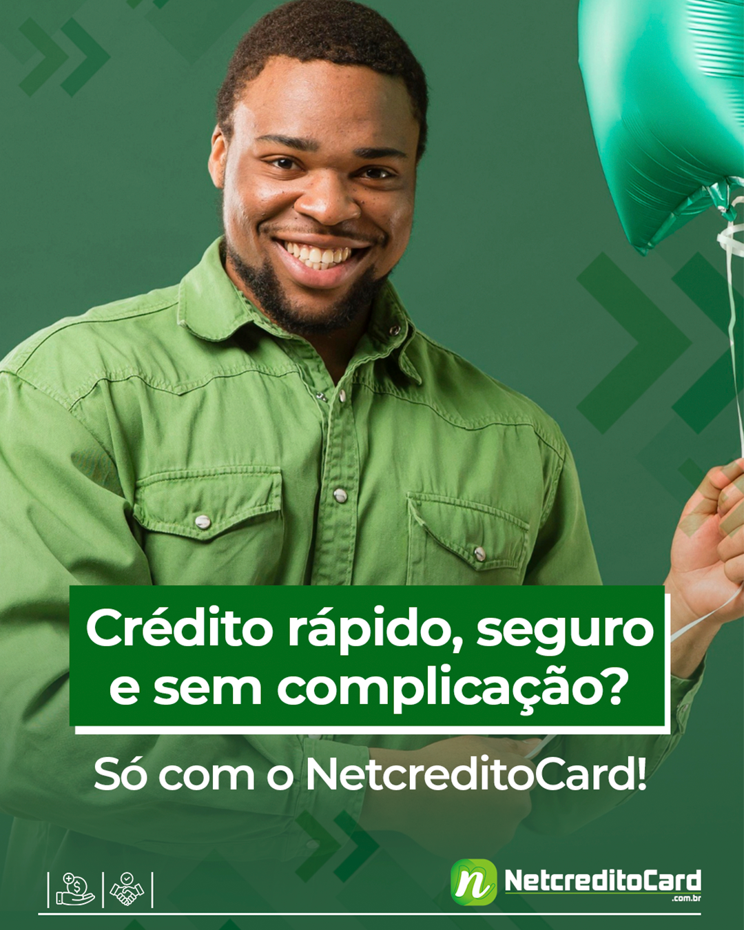 CRÉDITO RÁPIDO, SEGURO E SEM COMPLICAÇÃO!