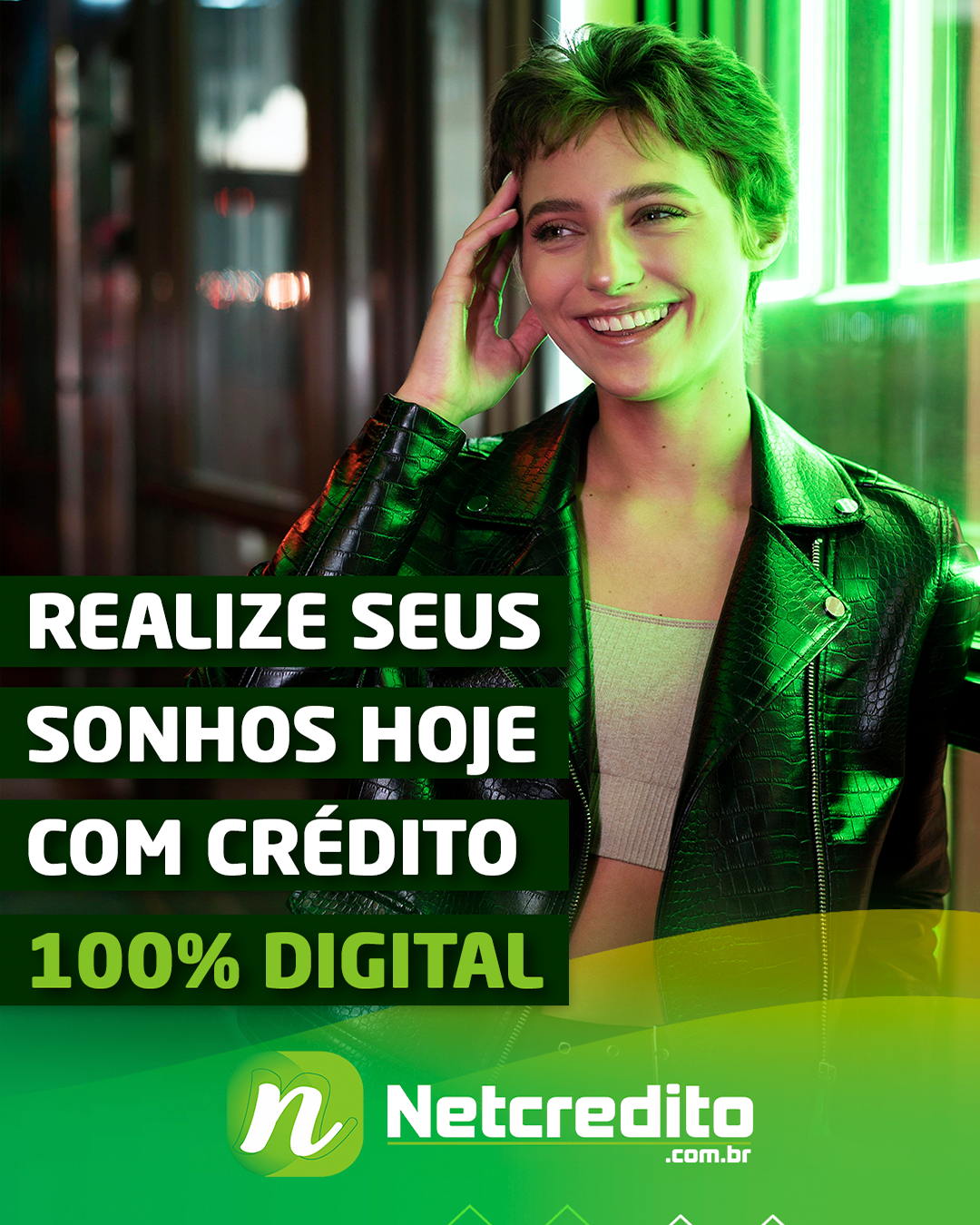 Realize seus sonhos hoje com crédito 100% digital