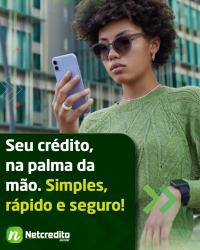 Seu crédito, na palma da mão