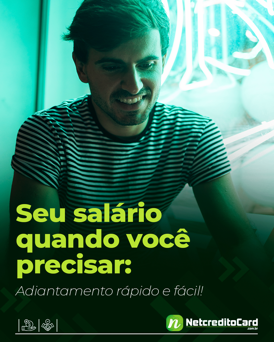 Seu salário quando você precisar: adiantamento rápido e facíl