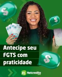 Antecipe seu FGTS com praticidade