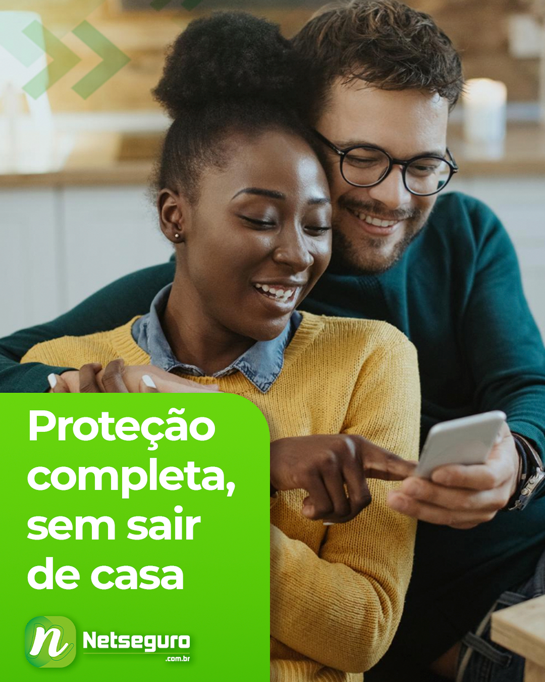 Proteção completa, sem sair de casa