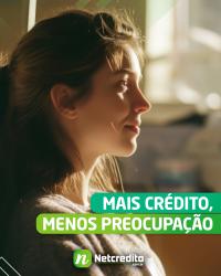 Mais crédito, menos preocupação